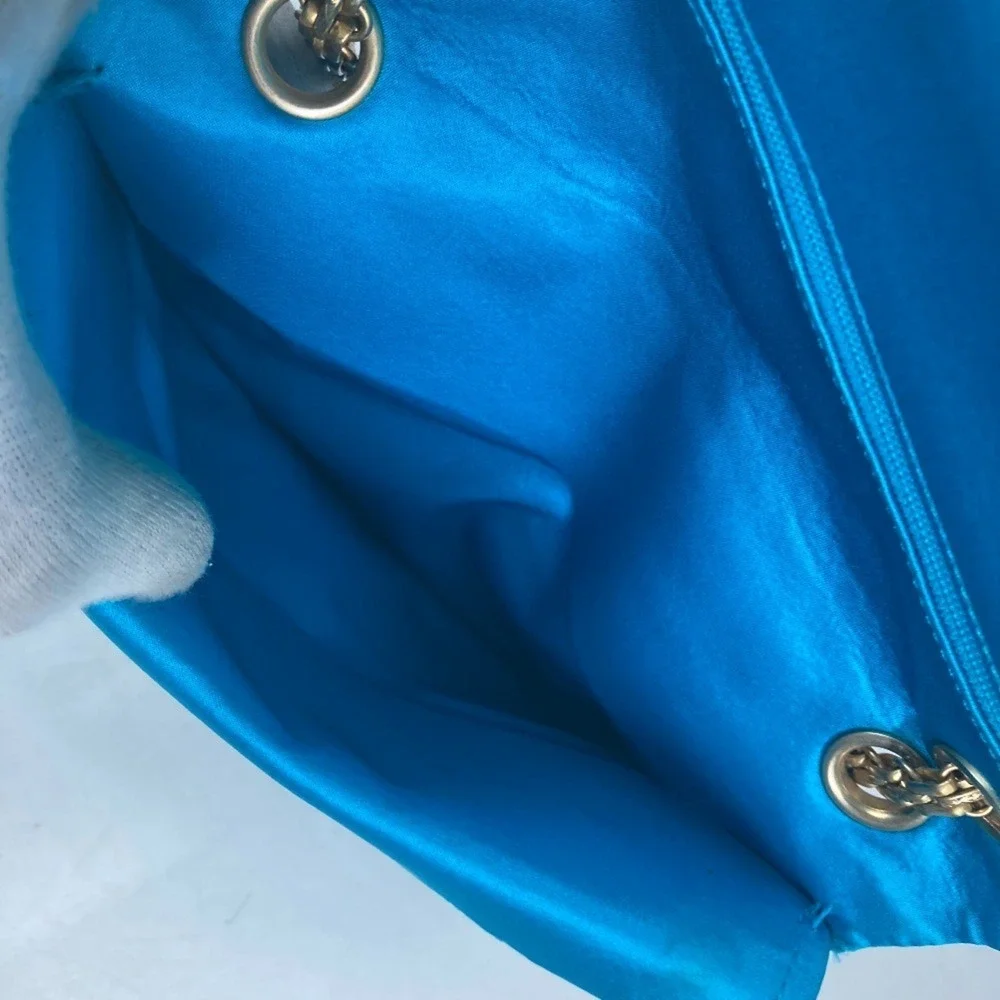 CHANEL Blue Shoulder Bag